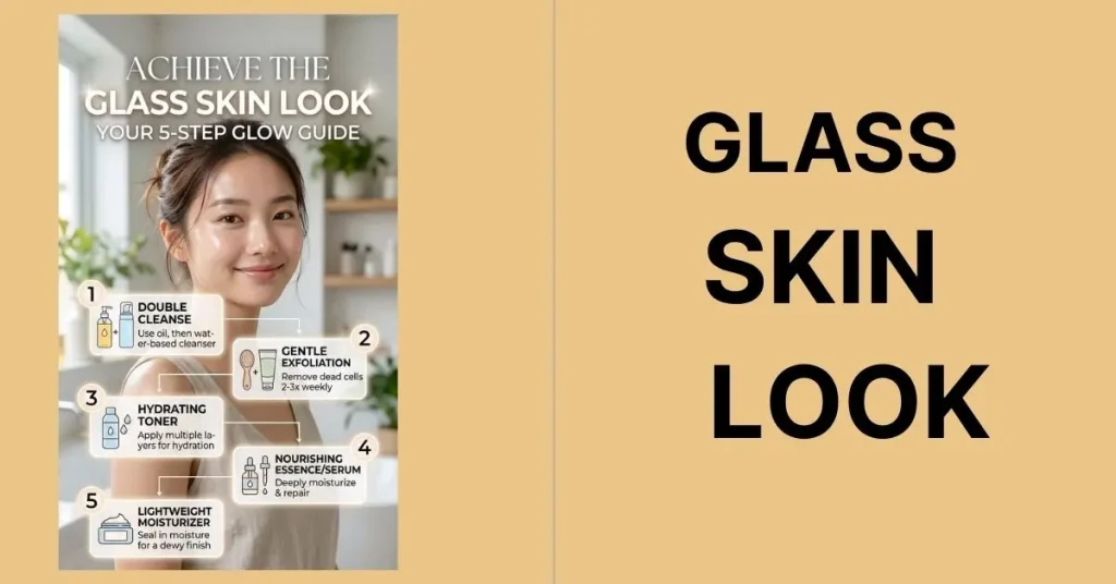 Glass Skin Routine: Simple Steps for Clear, Dewy Skin glass skin look