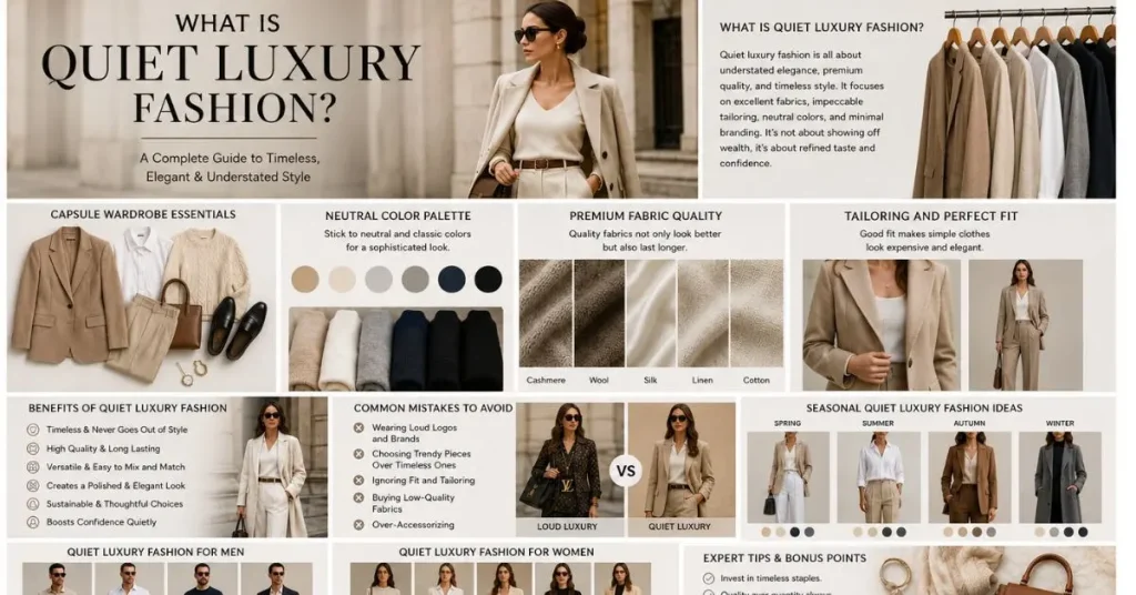 quiet luxury fashion