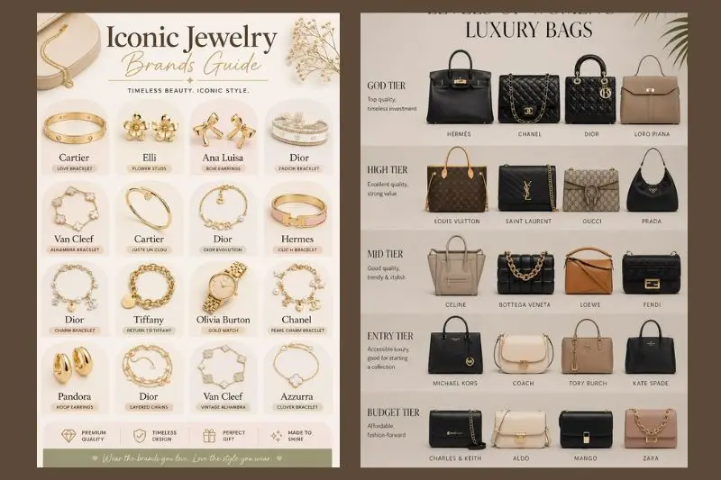what are types of luxury acessories