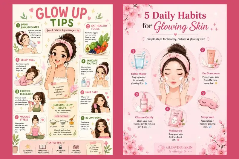 what is glowing skin tips