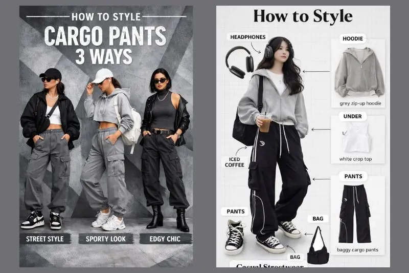 what is street style cargo pants outfit